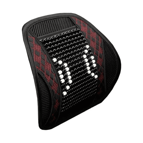 Genérico - Cubre Respaldo Lumbar Bolas Madera Bambú Esferas Verano