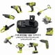 thumbnail image 3 of 2 Pzas 6000mAh 18V Batería Li-ion de Alta Capacidad para Herramientas RYOBI One+ - Compatible con Serie P108/P104/P107/RB18L20, 3 of 9