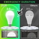 thumbnail image 3 of Bombilla de emergencia recargable DEBAOBULB 9W 6000K 120V, 3 of 9