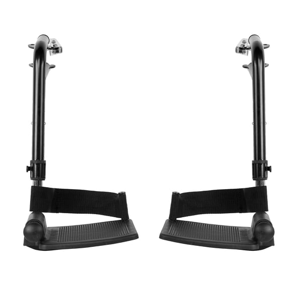 Reposapiernas elevables para silla de ruedas ENCAREFOR, soporte para pantorrillas no acolchado