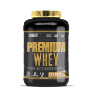 Landerfit - Premium Whey Protein 5Lbs -Caramel