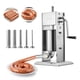 thumbnail image 1 of Embutidora manual de salchichas VEVOR, llenadora vertical de carne, 3 litros, 7 libras, 1 of 9