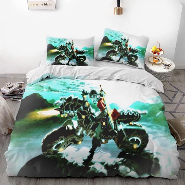The Legend of Zeld-a Game Duvet Cover Set 3D Bedding Comforter Cover Bedding Set