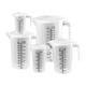 thumbnail image 4 of 5 Piezas Jarra De Plástico Hervidor Frío Fácil De Limpiar Accesorios Para Cocinar Y Hornear Taza Medidora Jarra De Agua Con Mango Para Té Bebidas Fría, 4 of 5