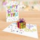 thumbnail image 4 of Tarjeta de Felicitación 3D Pop-Up de Cumpleaños Designer Pop! 19 cm, 4 of 5