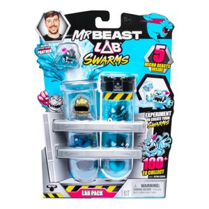Pack Toy Mrbeast Lab Swarms Lab Con 5 Personajes Coleccionables