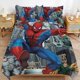 thumbnail image 2 of Spider-Man - Rogues 3 Piece Sets Full/Queen Size - Reversible Microfiber Quilts with 2 Shams Soft Lightweight Bedspread Coverlet Comforter for All Season Bed Sheets, 2 of 5