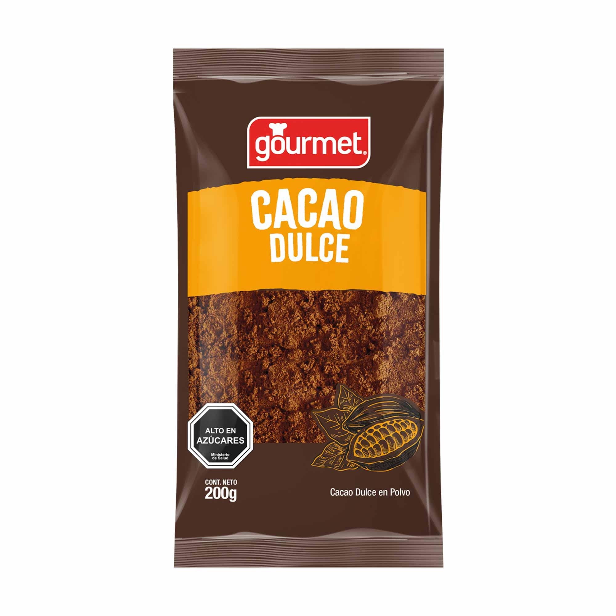 Cacao Dulce En Polvo Bolsa 200 g Gourmet