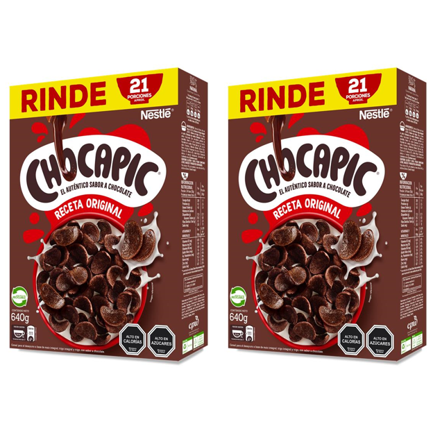 Nestlé - Pack 2 Cereal Para El Desayuno Chocapic® Receta Original 640G