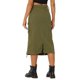 thumbnail image 3 of INSPIRE CHIC Falda de Carga de Mezclilla para Mujer de Regreso a Clases con Cordón de Cintura Alta Maxi Falda de Jean Verde Militar XL, 3 of 6