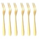 thumbnail image 1 of 6 tenedores, mini tenedores para ostras y mariscos, tenedores para aperitivos y cócteles., 1 of 6