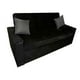 thumbnail image 1 of Sofa Cama HVM Cinema Negro Felpa, 1 of 3
