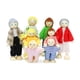 thumbnail image 4 of Figuras De Personas En Miniatura De Familia Feliz Y Adorable Con Poses Articuladas Para Casa De Muñecas, 4 of 5