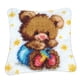 thumbnail image 5 of Kit Para Alfombra Con Aguja De Lengüeta, Bordado Artesanal, Cojín, Almohada, Estera, Oso Azul, 5 of 5
