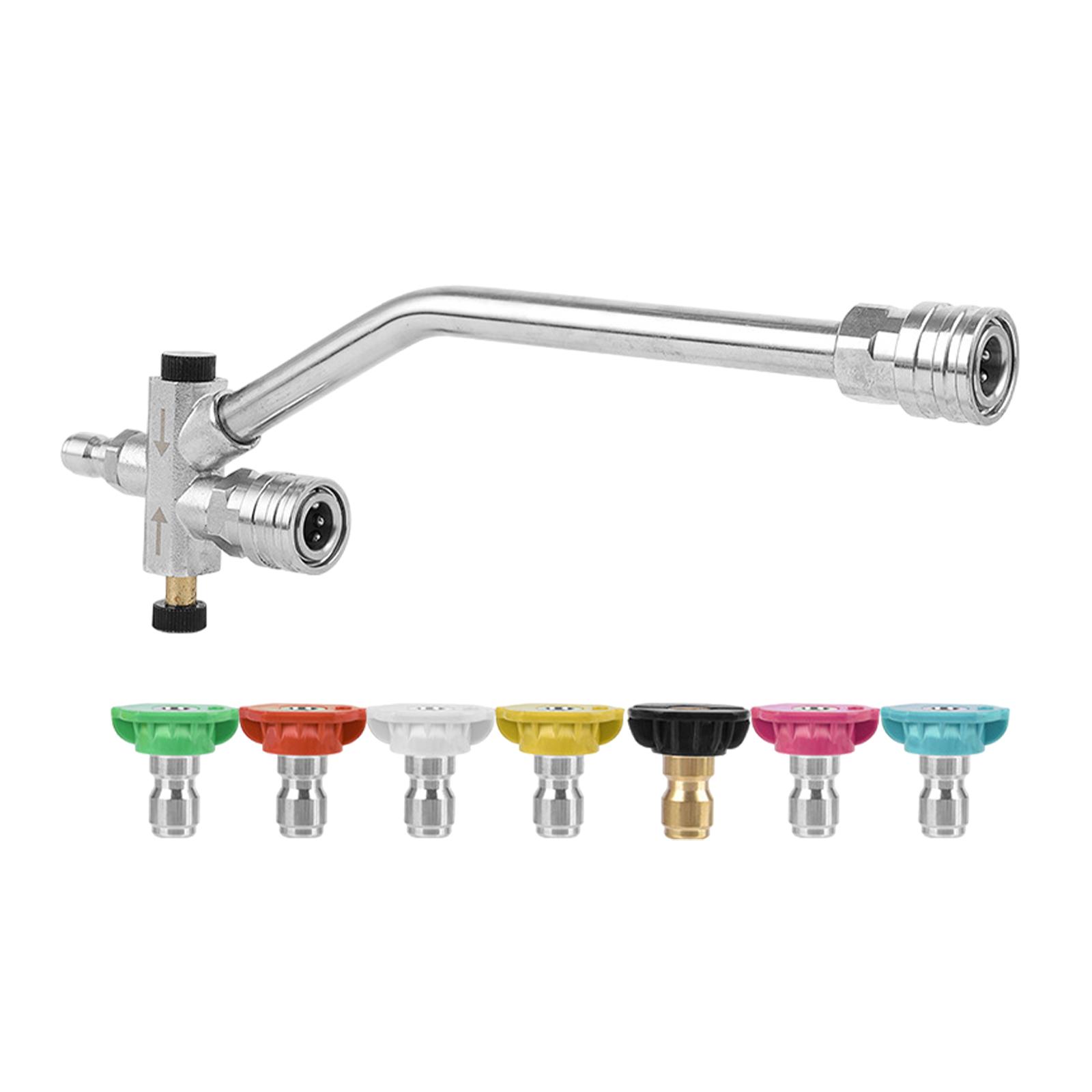 Ioensy - Varilla De Hidrolavadora De Doble Lanza Para Riego De Césped, Belleza De Automóviles, Limpieza De Techos