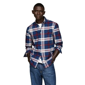 Camisa Tommy Hilfiger Heritage Oxford Tartan Para Hombre