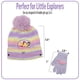 thumbnail image 2 of Set de gorro y guantes de invierno Disney «Believe» Pastel Princess, 2 of 7
