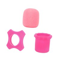 Bothyi - Soporte De La Manga Del Fondo De La Cubierta De La Cubierta De Esponja Micrófono Para La Actuación En Vivo Del Habla Rosa