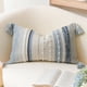thumbnail image 1 of Funda de cojín lumbar decorativa BlissBlush Coastal Blue, 1 of 8