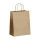thumbnail image 2 of Bolsas De Papel Kraft Con Manillas 31x16x39 Pack 50 Bolsa Asas Marrón, 2 of 3