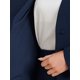 thumbnail image 5 of INSPIRE CHIC Conjunto de Falda para Mujer Regreso a Clases para Maestras Traje sin Cuello Blazer y Faldas Lápiz 2 Piezas Conjuntos Elegantes XS Azul Oscuro, 5 of 6
