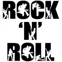 Rienda Libre Graphics - Decomural Rock N Roll Band Music Ws-17818