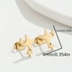 thumbnail image 2 of Glam Up Your Look with These Stylish Minimalist Stainless Steel Star Earrings - Perfect for Parties!, 2 of 4