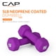 thumbnail image 2 of Par de mancuernas CAP Barbell, neopreno, 2,27 kg, color violeta, 2 of 7