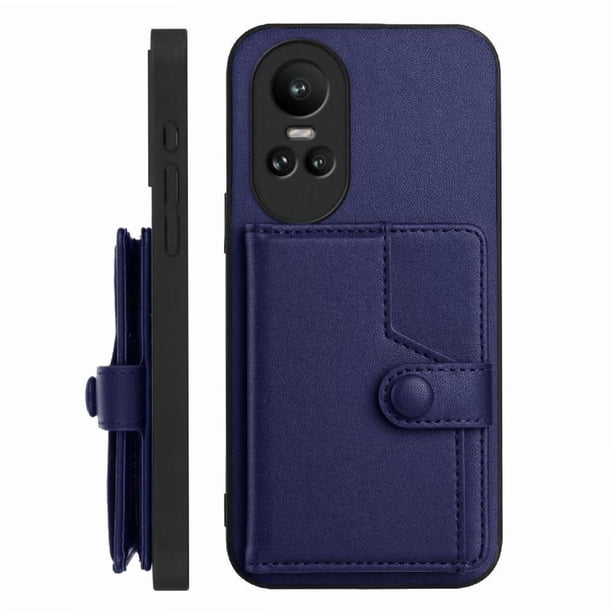 FOXDOCK Funda para OPPO Reno 10 pro con Bloqueo RFID - Diseño Elegante con Cierre de Botón