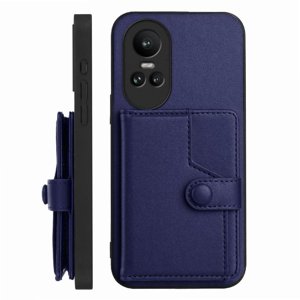 Foxdock Funda Para Oppo Reno 10 Pro Con Bloqueo Rfid - Diseño Elegante Con Cierre De Botón