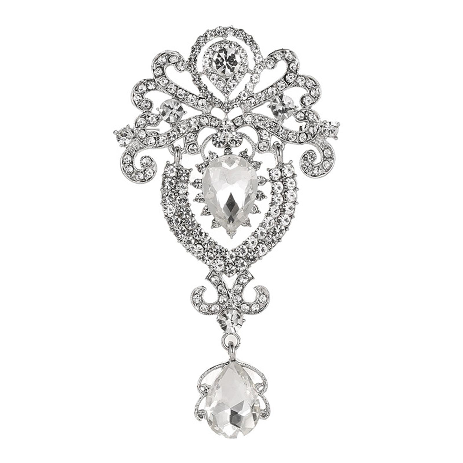 Ioensy - Broche De Diamantes De Imitación, Accesorios De Vestir Para Regalo, Fiesta Del Día De La Madre, Damas De Honor