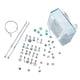 thumbnail image 1 of 63 Piezas DIY Charm Bracelet Making Kit Hecho A Mano Snake Chain Charm Colgantes Azul, 1 of 5