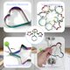 thumbnail image 3 of Aros antiadherentes para huevos Slomg 8 unidades arcoíris 10 cm, 3 of 7