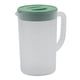 thumbnail image 1 of Jarra De Agua Con Tapa, Tarro De Bebidas Versátil Para Refrigerador, Catering En Casa, Blanco Y Verde, 1 of 5
