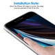 thumbnail image 3 of Protector de pantalla JeTech para iPhone SE 3/2 (2022/2020) 4.7", 3 of 7