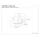 thumbnail image 2 of Angle Stop Kingston Brass Vintage CC53307X 5/8 x 3/8 OD, 2 of 2