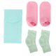 thumbnail image 4 of M Buder Juego Reutilizable de Calcetines de Gel Humectante y Envoltura para el Cuello, Mangas Hidratantes para Talón para Reparación de Piel Seca y Agrietada, Rosa/azul/verde, Talla Única (Juego de, 4 of 9