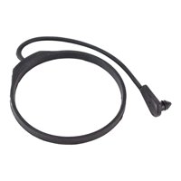 Magideal - Relleno De Tanque De Para Vehículo, Tapa De Gas, Cuerda De Sujeción Lr053665 Lr053666, Negro Para Evoque Lr3, Piezas De Repuesto