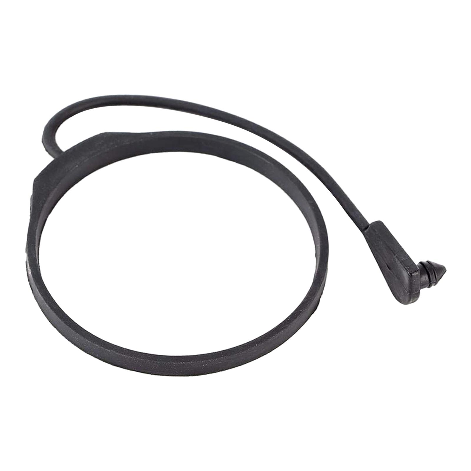 Magideal - Relleno De Tanque De Para Vehículo, Tapa De Gas, Cuerda De Sujeción Lr053665 Lr053666, Negro Para Evoque Lr3, Piezas De Repuesto