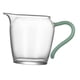 thumbnail image 2 of Taza De Cristal Con Asa Ergonómica Transparente Para Flores Y Hojas De Té Sueltas, Color Verde, 2 of 3