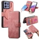 thumbnail image 3 of Funda Billetera Magnética para Motorola Edge 50 Pro Soporte Tarjetas Desmontable Rosa, 3 of 6