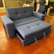 thumbnail image 2 of Sofá Cama Azul Marino Elegant 2 Plazas con Puffs y Respaldo Reclinable, 2 of 4