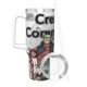 thumbnail image 3 of Comandos Criatura Vaso aislado de acero inoxidable con asa, diseño temático, regalo para familia, amigos y fans; incluye pajita y encaja en el portavasos estándar, 40 oz, 3 of 6
