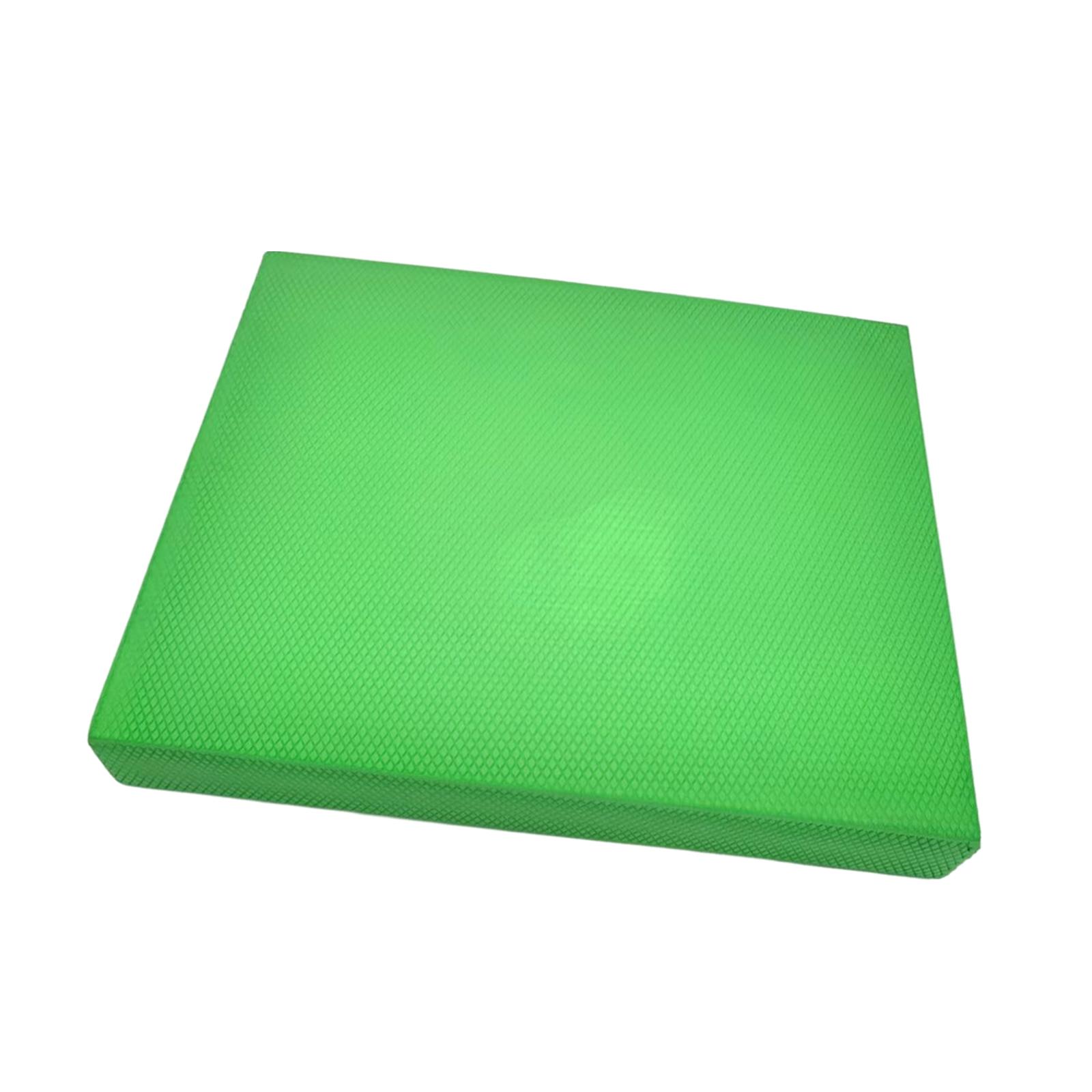 Magideal - Almohadilla De Espuma Entrenador Estabilidad Antideslizante Suave Esterilla De Yoga De Rehabilitación Almohadilla De De Ejercicio , L Verde