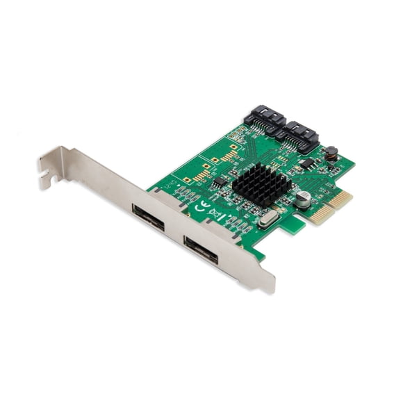 Tarjeta de entrada/salida IO CREST SI-PEX40058 SATA III eSATA 6Gbps
