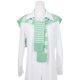 thumbnail image 2 of INSPIRE CHIC Suéter de Rayas para Mujer, Chal Envolvente Tejido Anudado Multicolor, Bufanda de Moda Casual para Viaje Oficina Talla Única Cian, 2 of 6