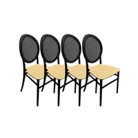 Habita2 Chile - Pack 4 Sillas Moody Negro