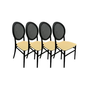 Habita2 Chile - Pack 4 Sillas Moody Negro