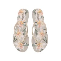 Sandalia Mujer Beige Flor Rast Grendha