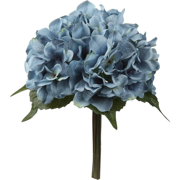 Flores Artificiales Para Boda, Flores Falsas, Ramos De Hortensias Artificiales, Arreglos Florales Diy Para Decoración Del Hogar Y El Jardín, 1 Paquete